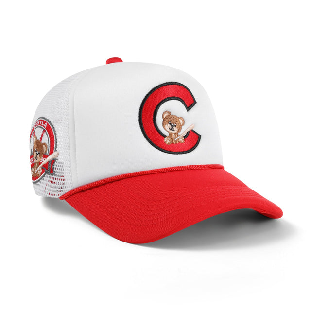 Chicago "Baby Cub" Trucker Hat - Fire Red - CVRTLA Trucker Hat