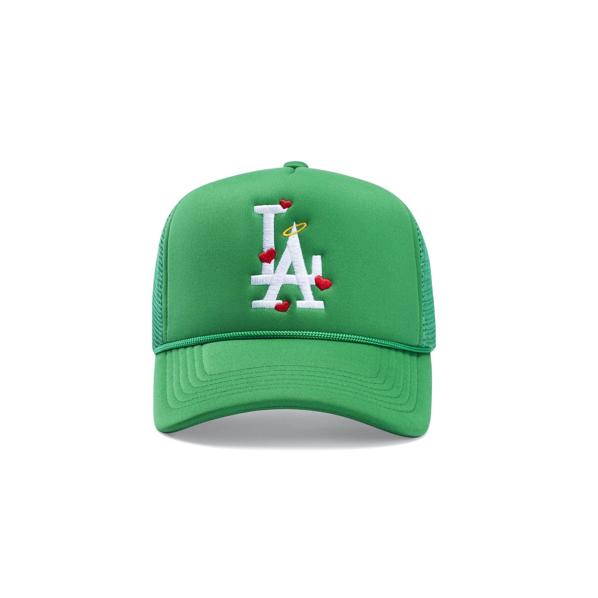 LA Hearts n' Halo Trucker Hat - Cream