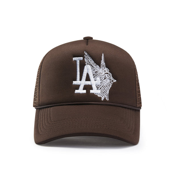 LA n' Angels Trucker Hat - Mocha - CVRTLA Trucker Hat
