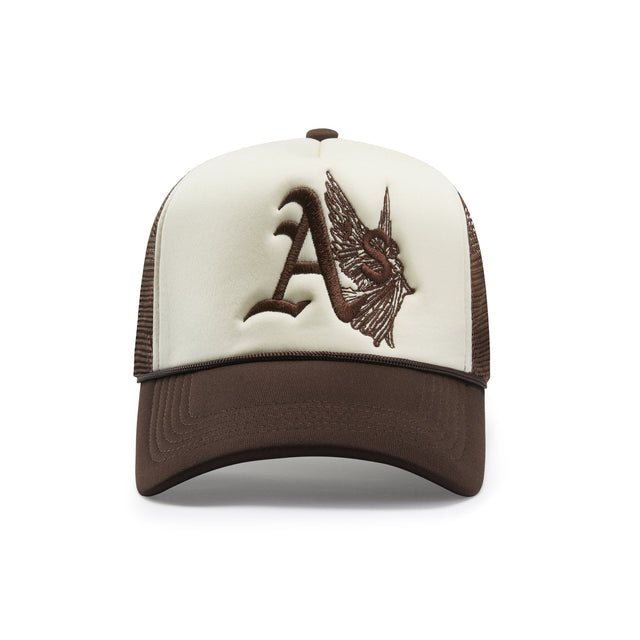 The A & Angels Trucker Hat - Cream Soda - CVRTLA Trucker Hat