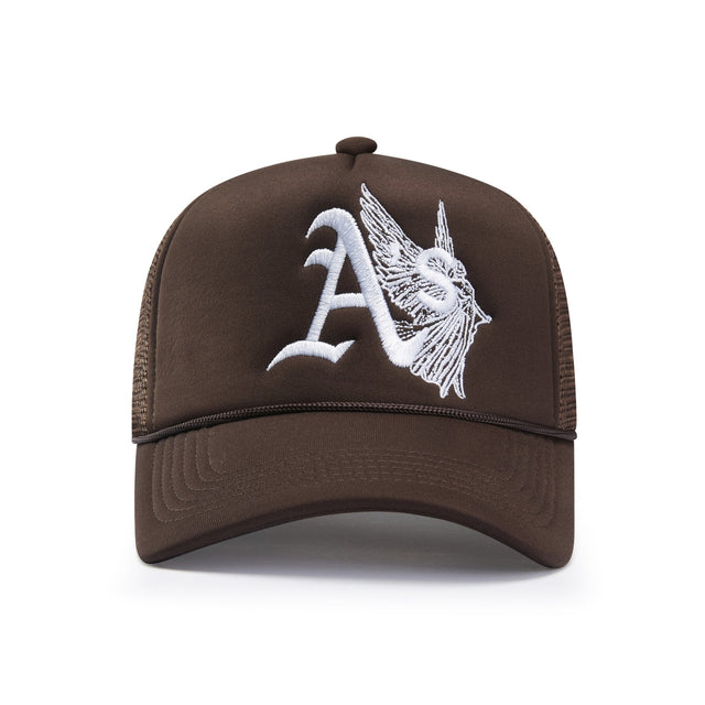 The A & Angels Trucker Hat - Mocha - CVRTLA Trucker Hat