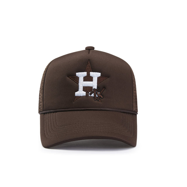 The HTX Trucker Hat - Coffee - CVRTLA Trucker Hat