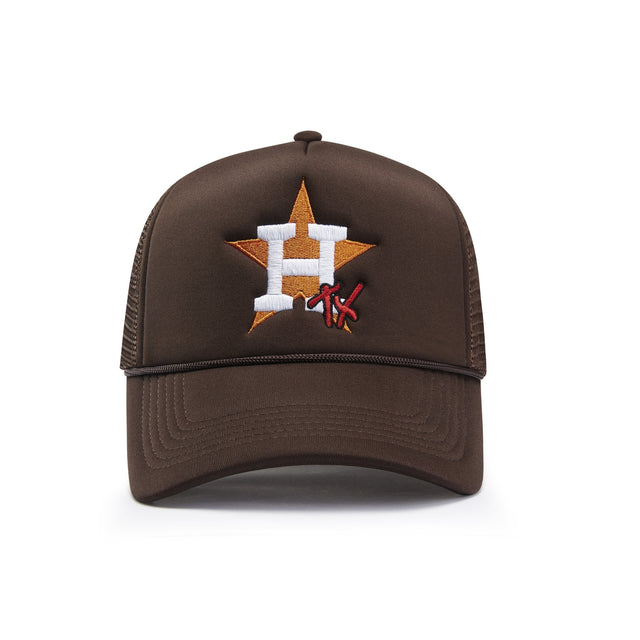 The HTX Trucker Hat - Mocha - CVRTLA Trucker Hat