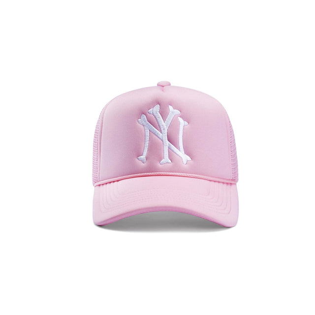 NY Bones Trucker Hat - Blush Pink - CVRTLA Trucker Hat